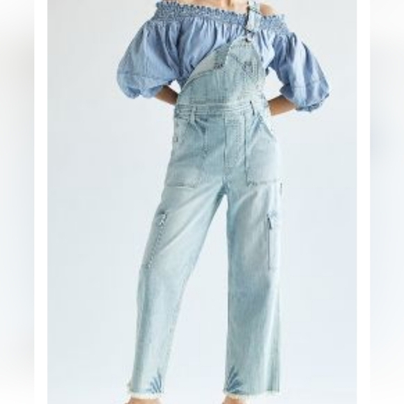 Pilcro The Lex Denim Overalls - Picture 3 of 10